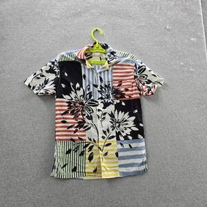 Burberry Harley Men Button Up Shirt XS Multicolor Floral Hawaiian Shirt
